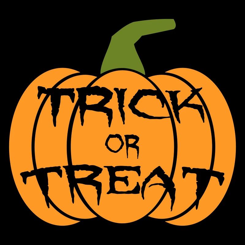 Süßigkeiten oder Streich Kürbis