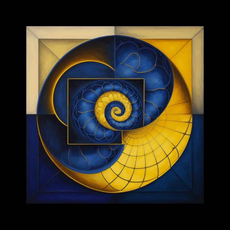 Mandala, Blue, Circle, Yellow, Snail, Spider Web