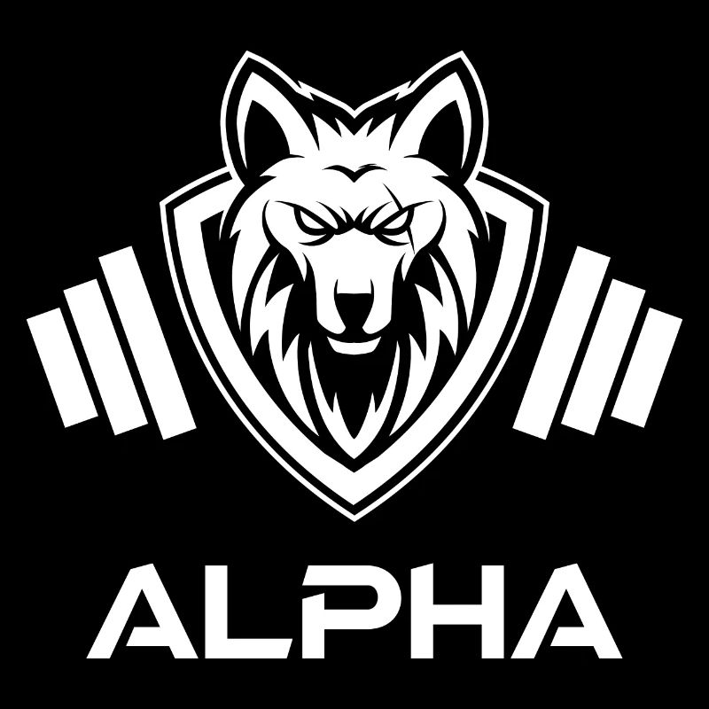 Weißes Gewicht Alpha