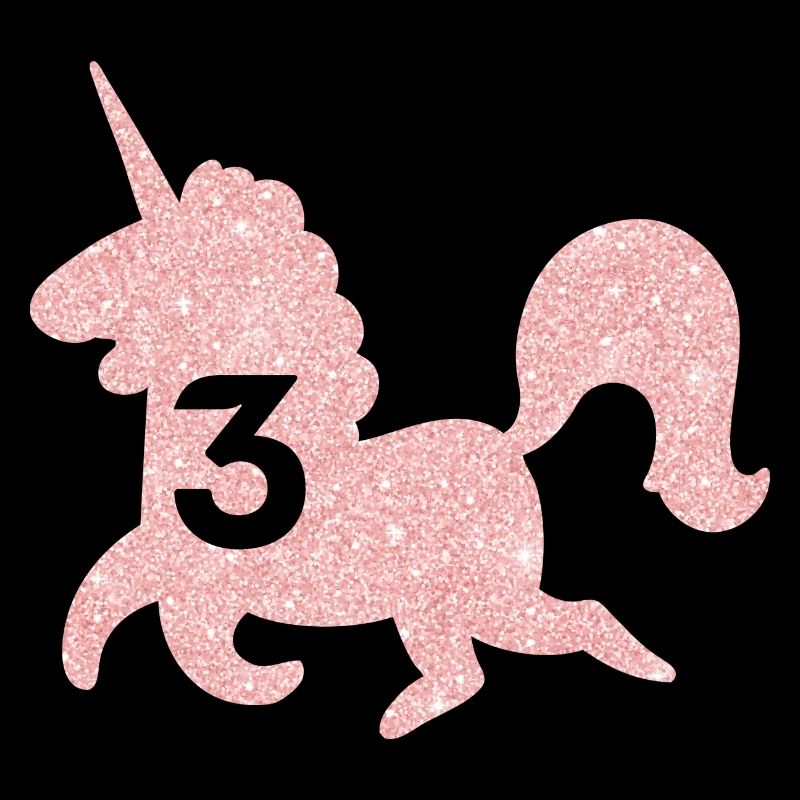 3e anniversaire licorne