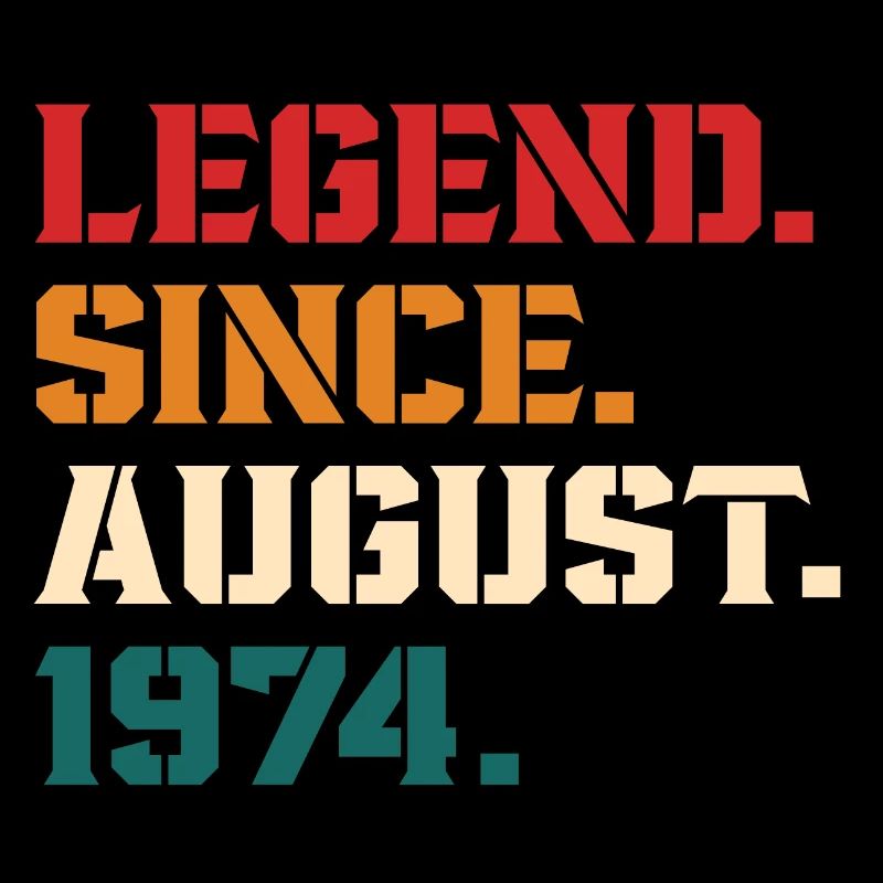 Legende seit August 1974