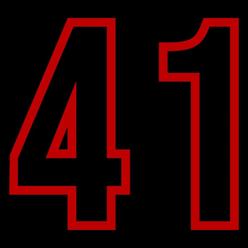 41 Number Years Jersey