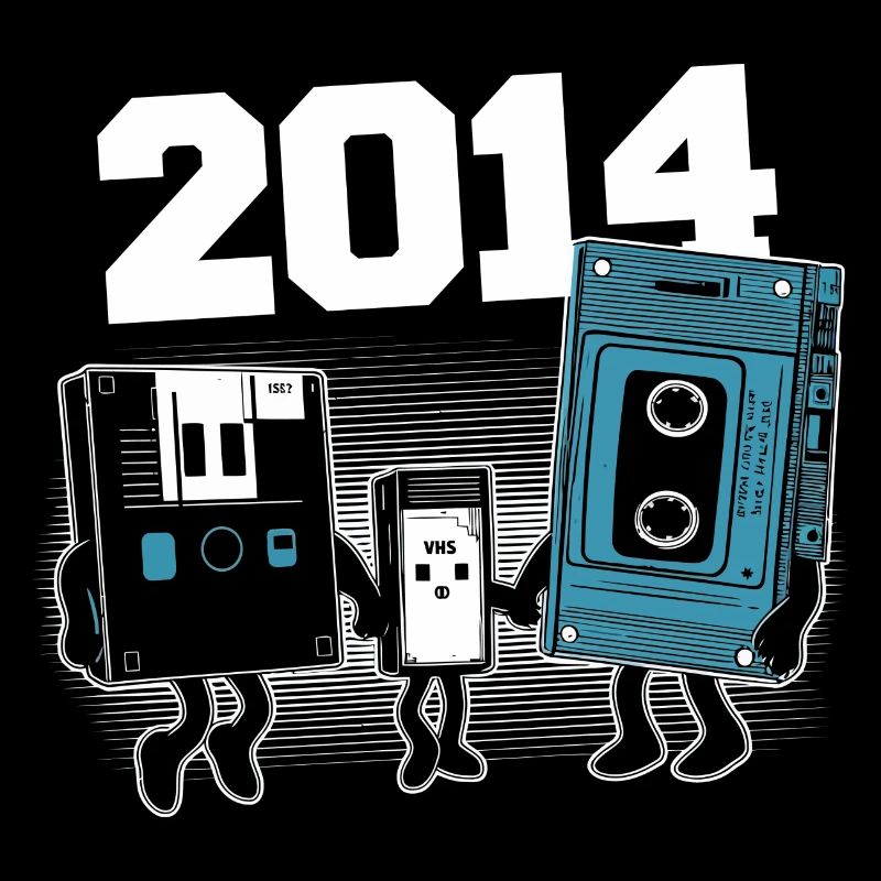 Vintage Born In 2014 Geburtstagsgeschenk 2014