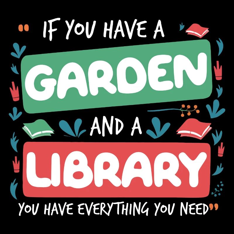 Garden and library – everything you need