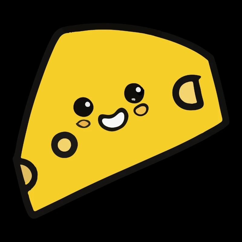 Cute cheese with face gift idea