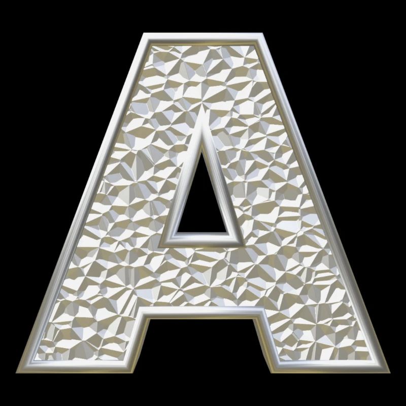 A, letter, letter A, initial, initial A, monogram,