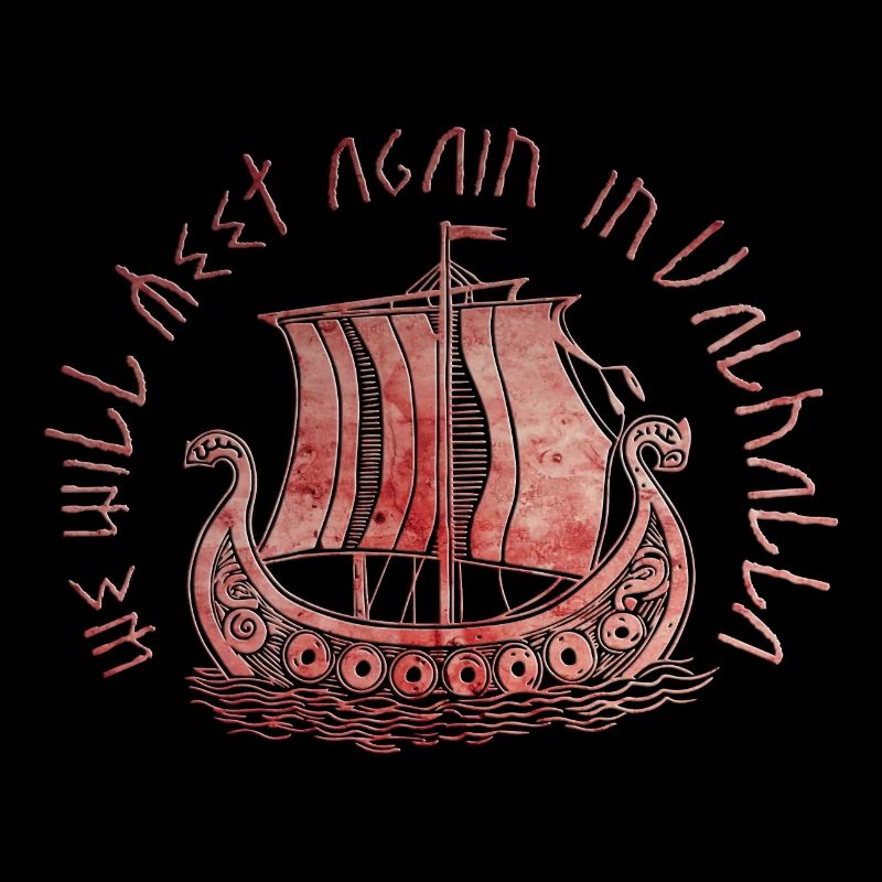 Wikingerboot See you in Valhalla 2