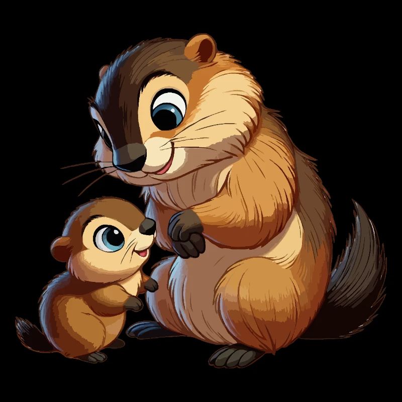 Alpine Marmot Murmeltier