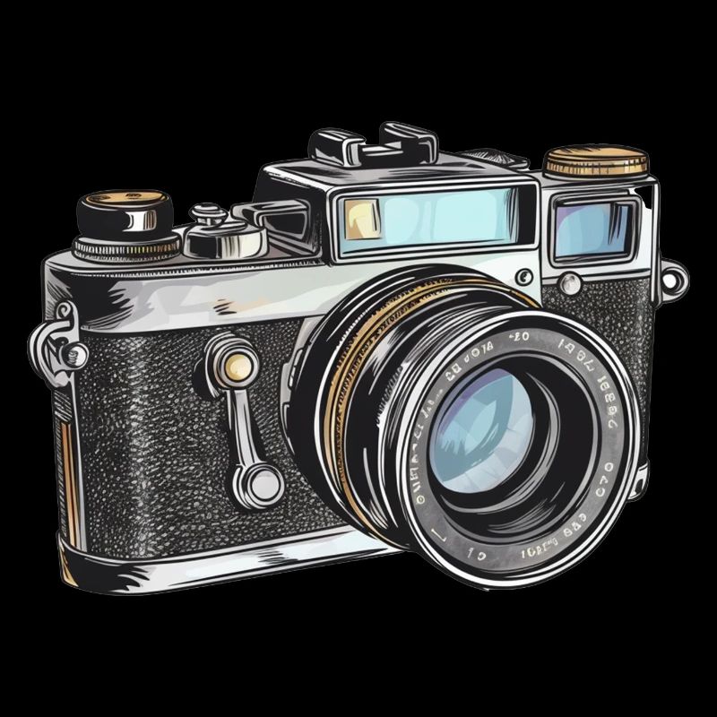 Camera Retro Drawing