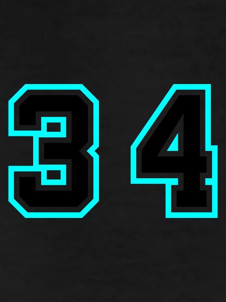 34 Number symbol