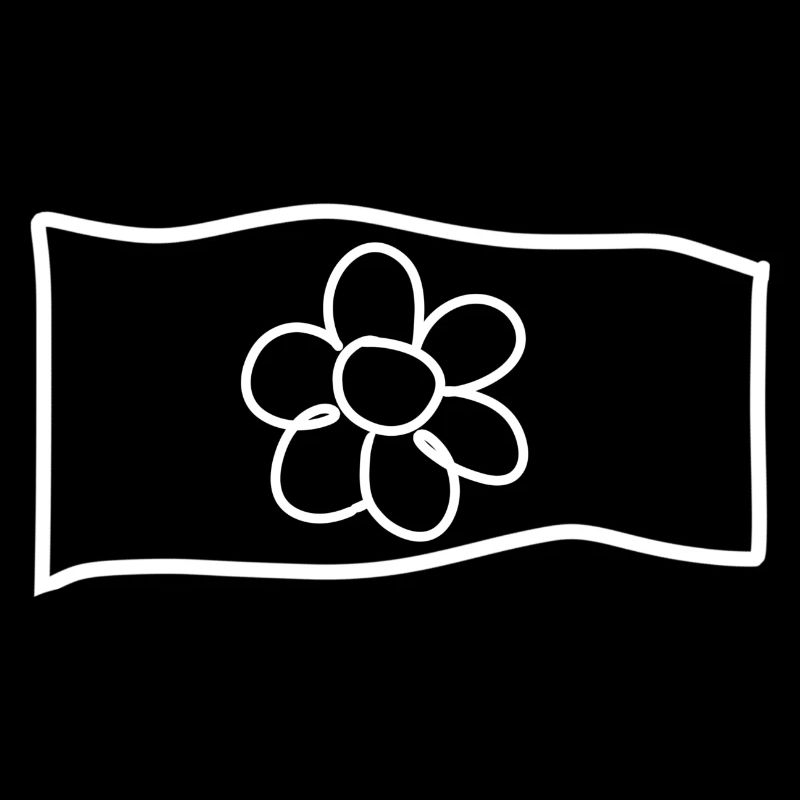 Fleur Drapeau Symbole Forme Nature