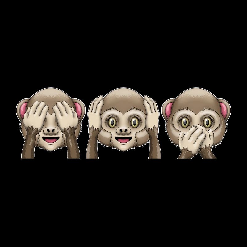 see no evil, hear no evil, speak no evil