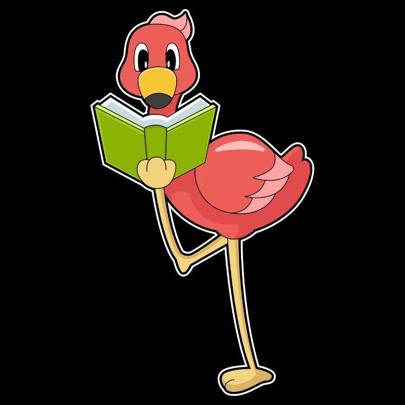 Flamingo Nerd Book