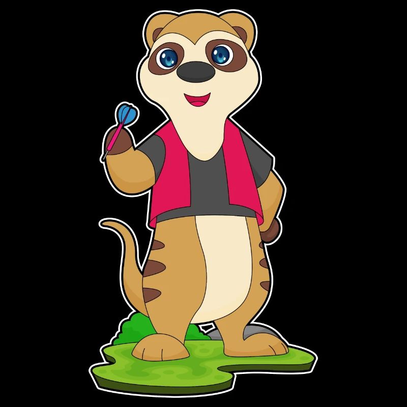 Erdmännchen Dart Dartpfeil