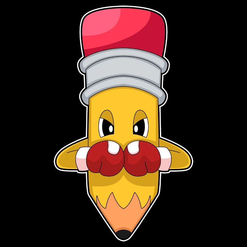 Crayon Boxer Gants de boxe Boxe