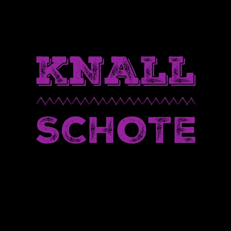 vor dir steht eine Knallschote