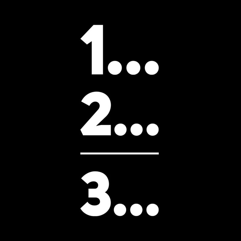 First, second, third