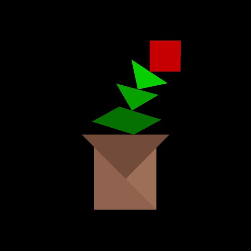 Flowers - Tangram