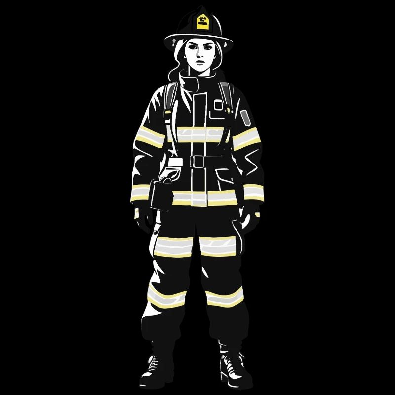 Firefighter - Profession Design Sticker