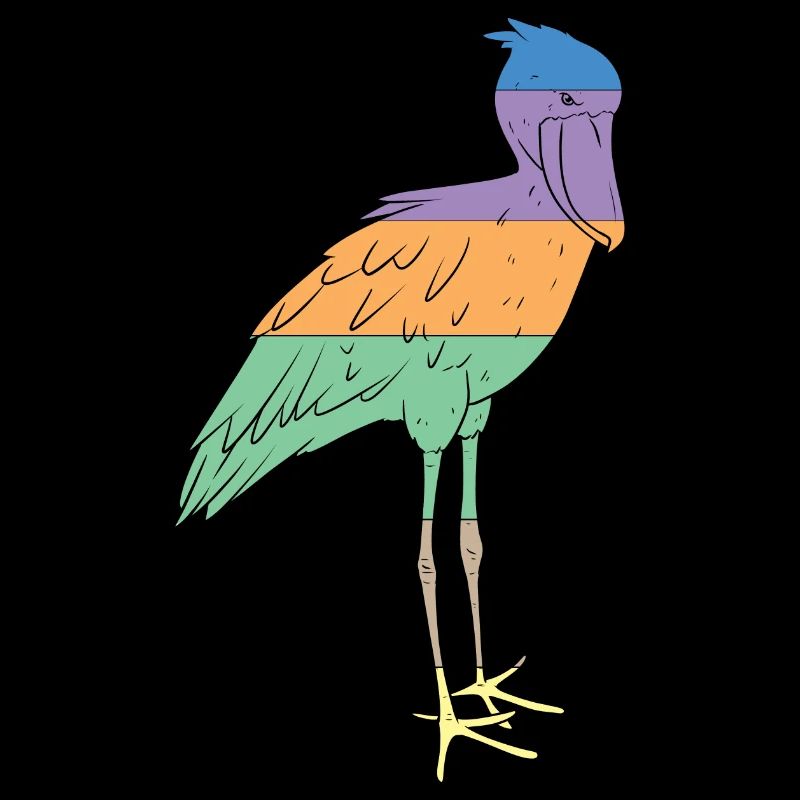 Shoebill Bird Ornithologist Forest I Gift