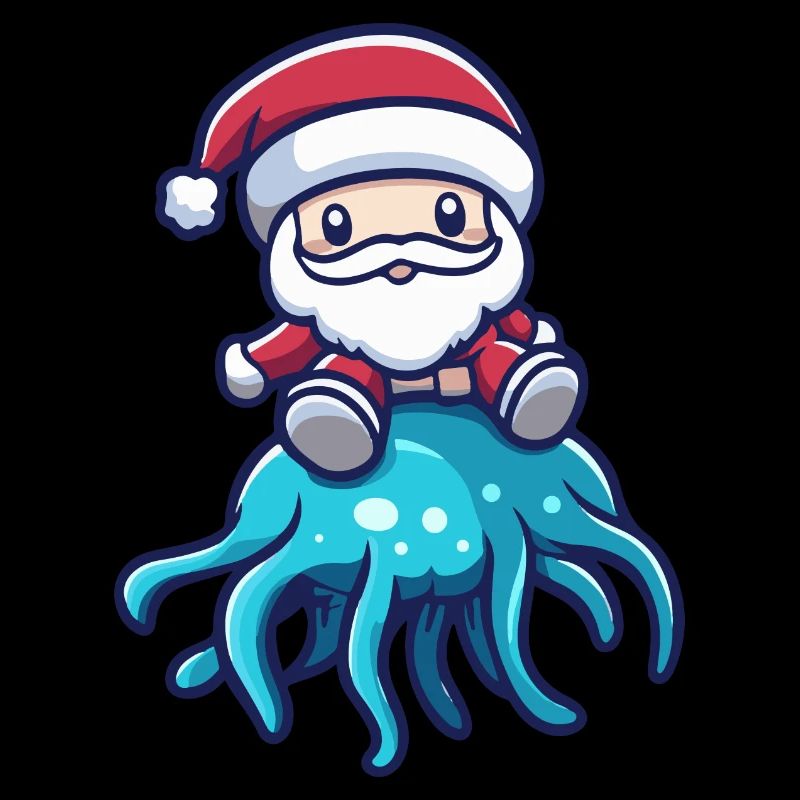 Méduse Père Noël