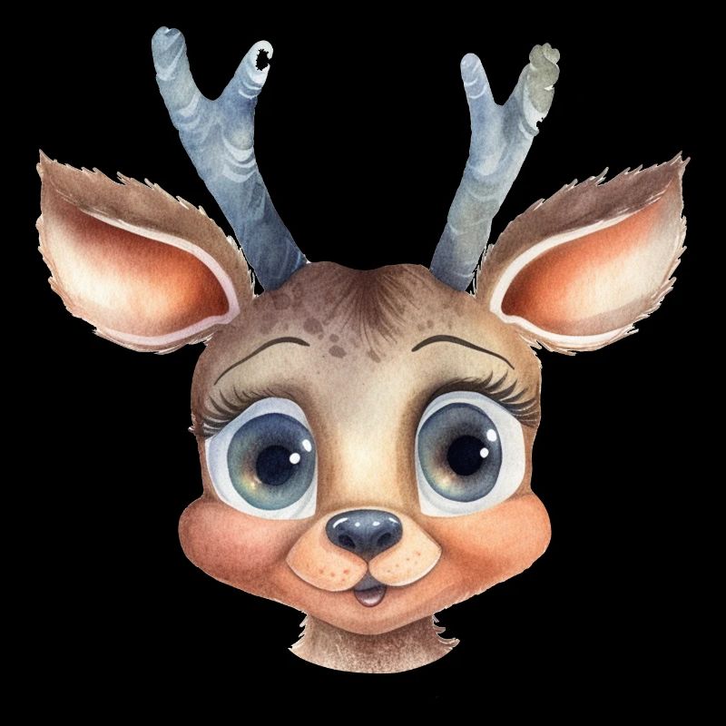 Dessin d’animaux de la forêt de cerfs