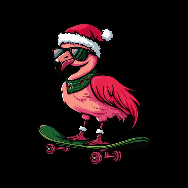 Flamingo Christmas Funny
