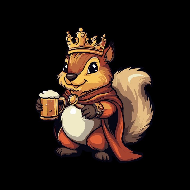 Eichhörnchen Bier Lustig