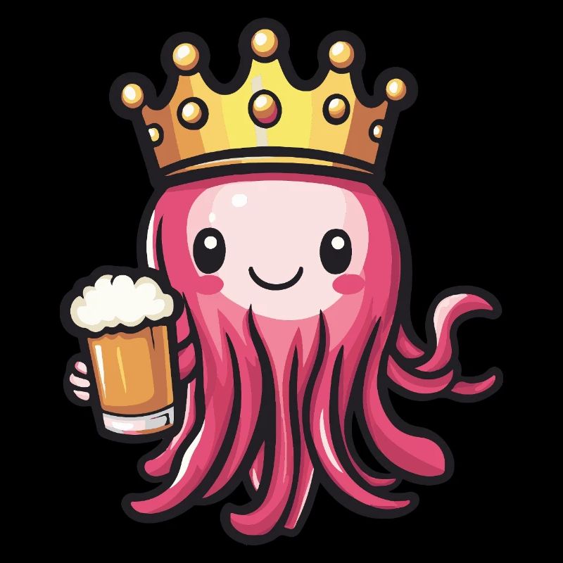 Méduse bière drôle