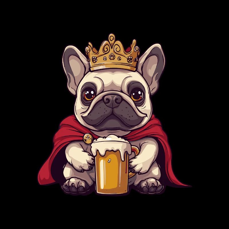 Buldog Français Chien Bière Drôle