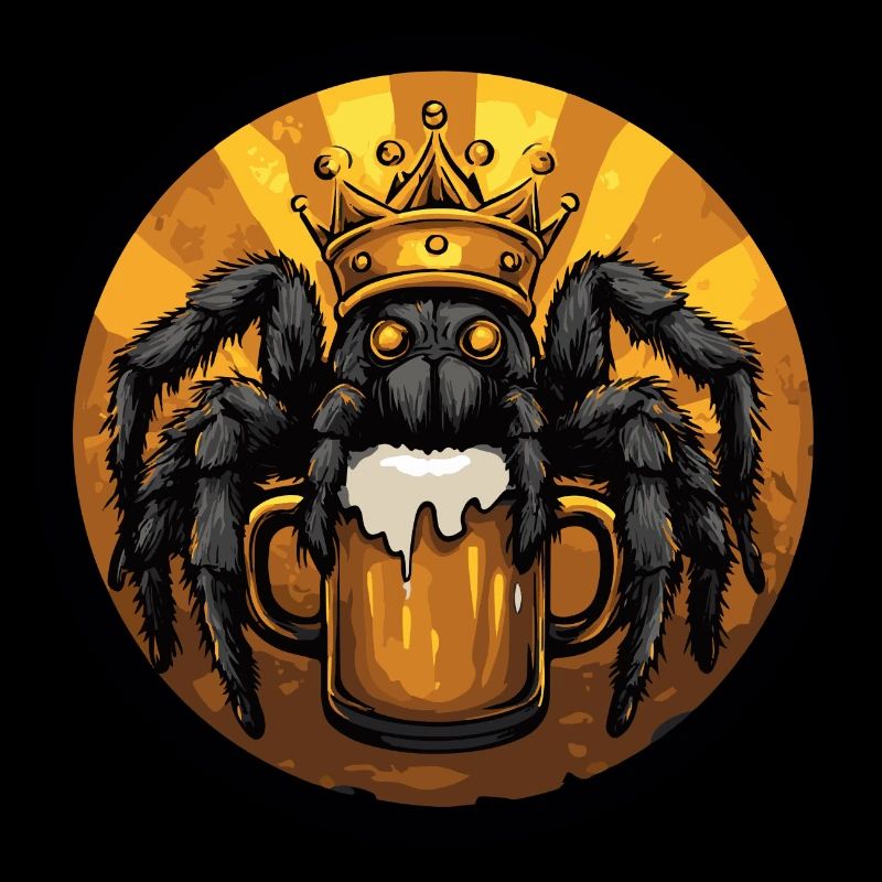 Bande dessinée de bière Tarentule