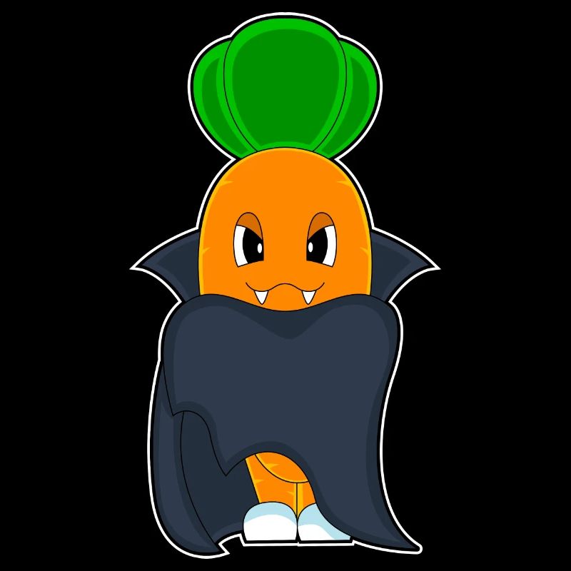 Carrot Halloween Vampire