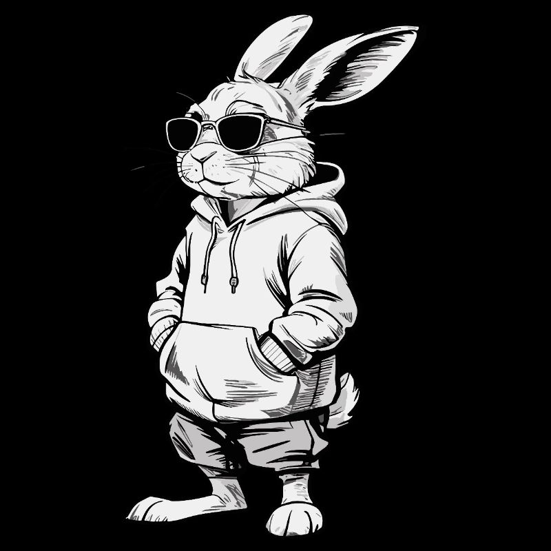 Cool Lapin de Pâques Lapin Cadeau de Joyeuses Pâques
