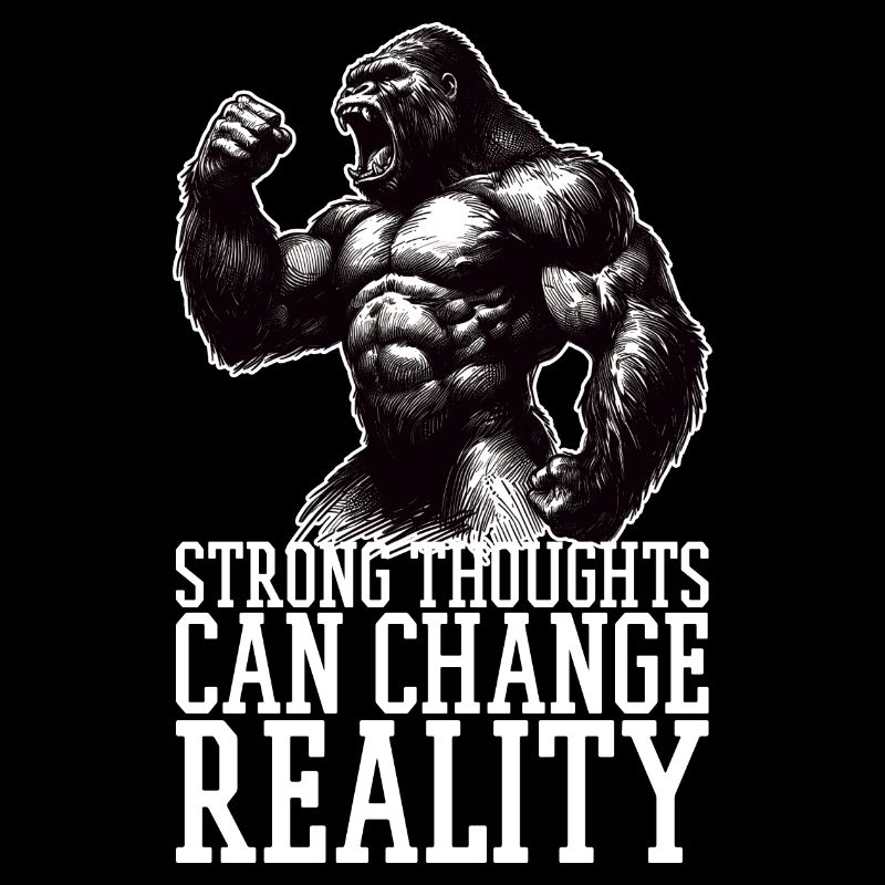 Sarke Thoughts Gorilla Motivational Gift