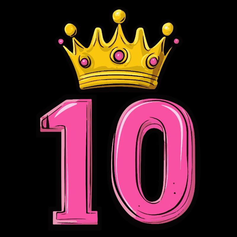 10 Zahl Krone