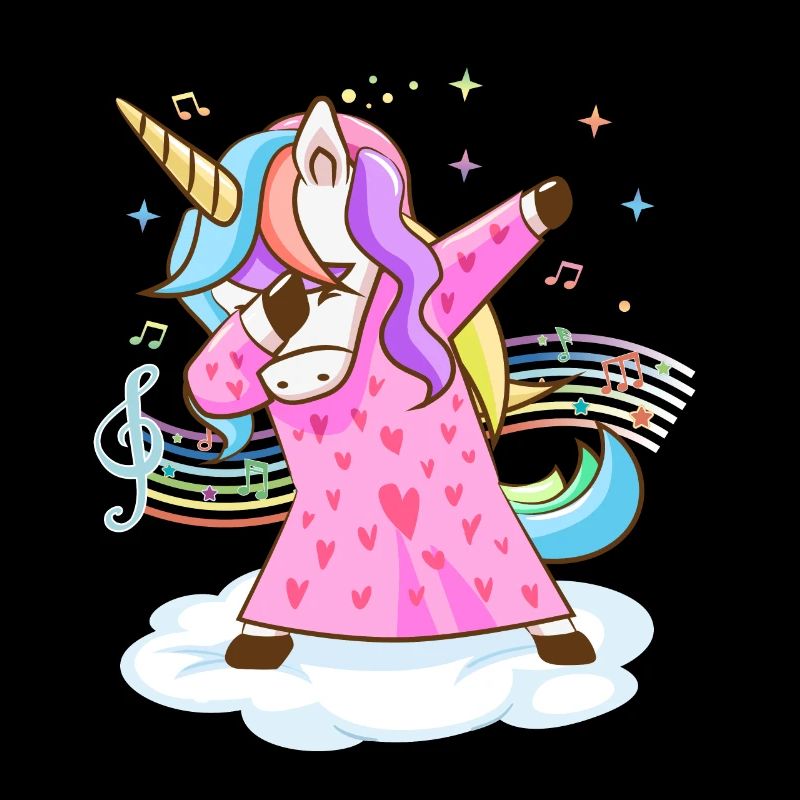 Dabbing einhorin geburstag geschenkidee