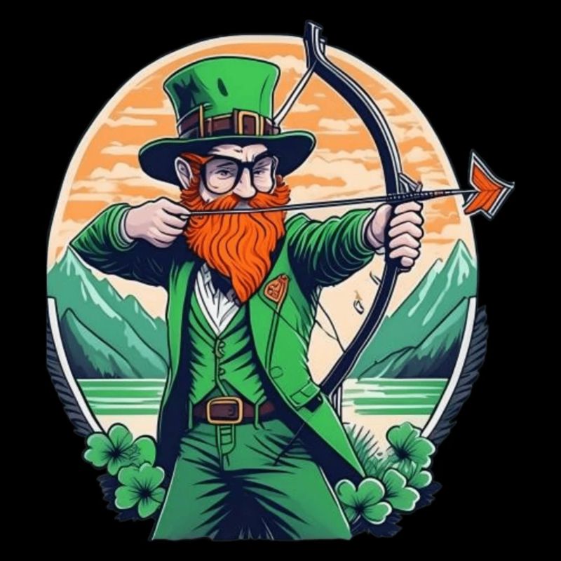Tir à l’arc Trèfle de la Saint-Patrick