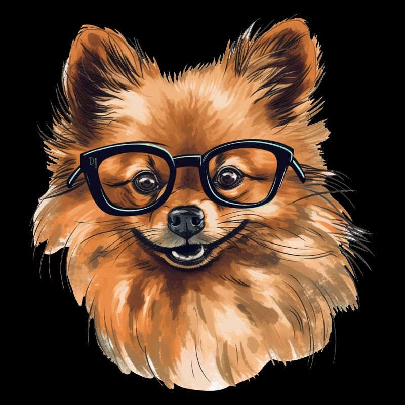 Dessin de Spitz miniature de Poméranie