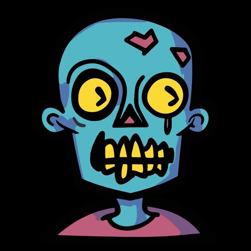 Zombie Halloween Comic Gruselig