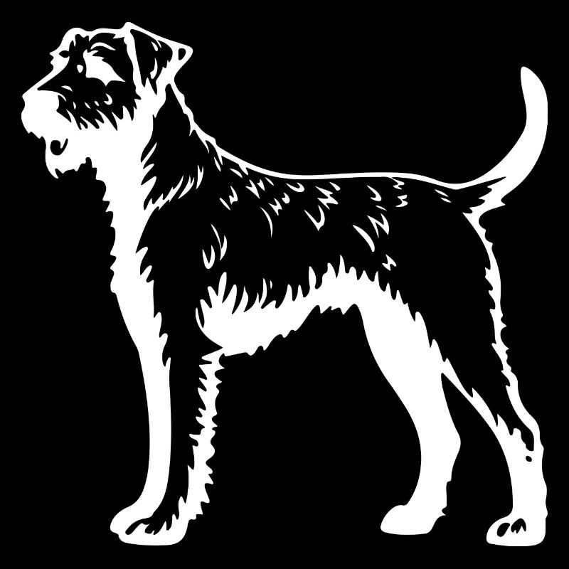 Airedale Terrier Silhouette de chien