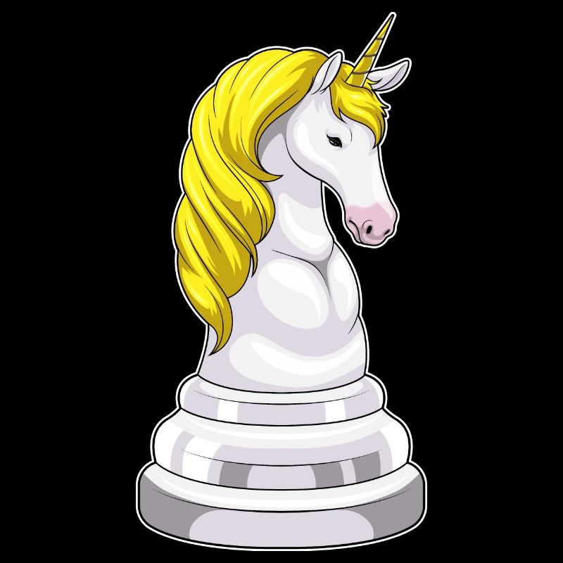 Pièce d’échecs Springer Unicorn Chess