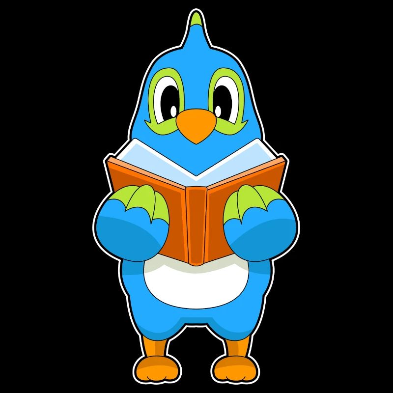 Parrot Reading Book