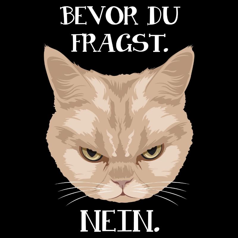 Grumpy Cat - Bevor du fragst_Nein (Katze)