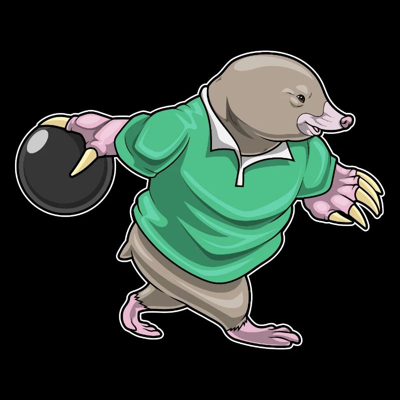 Mole Bowling Bowling Ball
