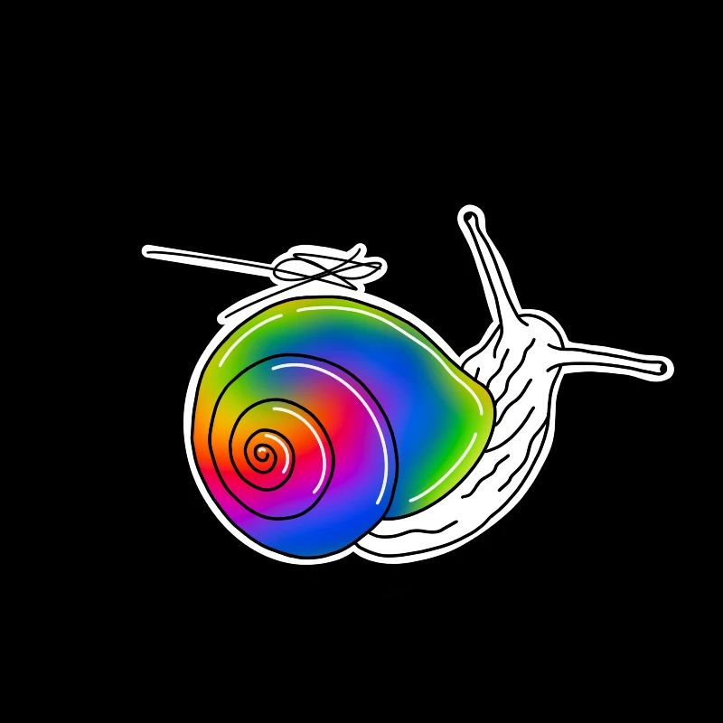Rainbow snail