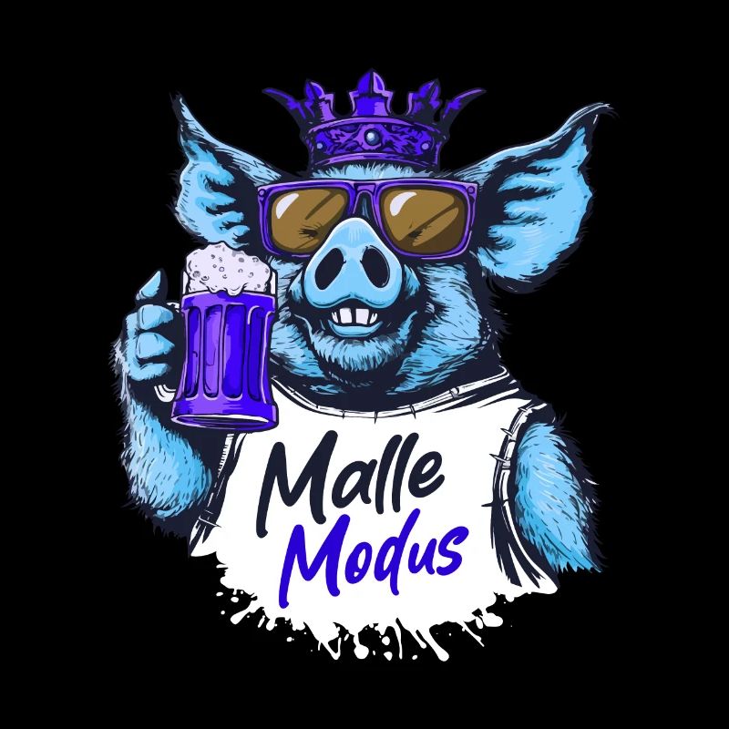 Malle Modus Schwein Bier