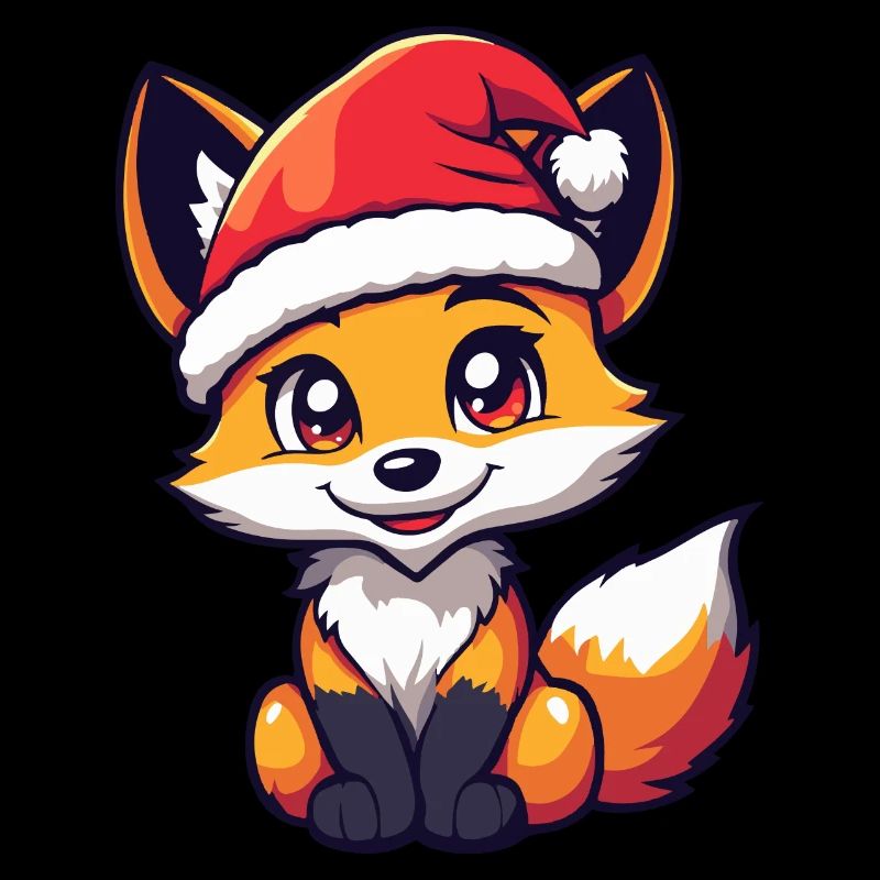 Fuchs Weihnachten Christmas