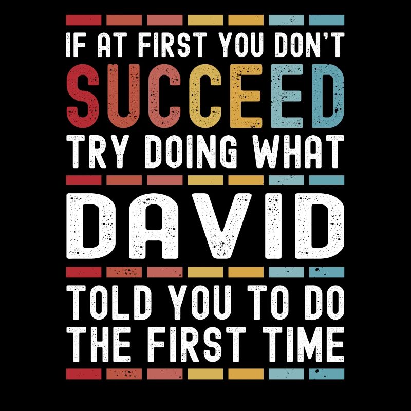 David Name Personalized Funny Birthday Christmas