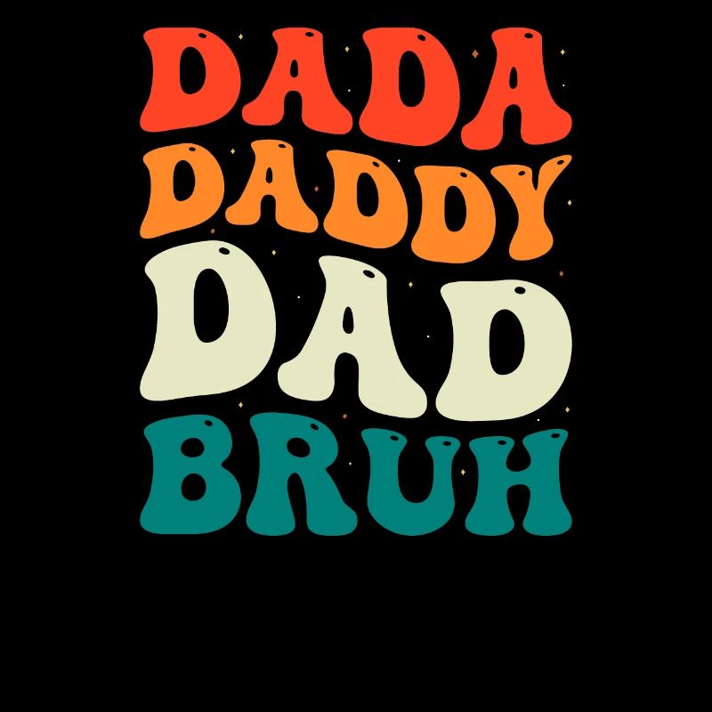 Dada Daddy Dad Bruh Groovy Vatertag Männer Geschenk