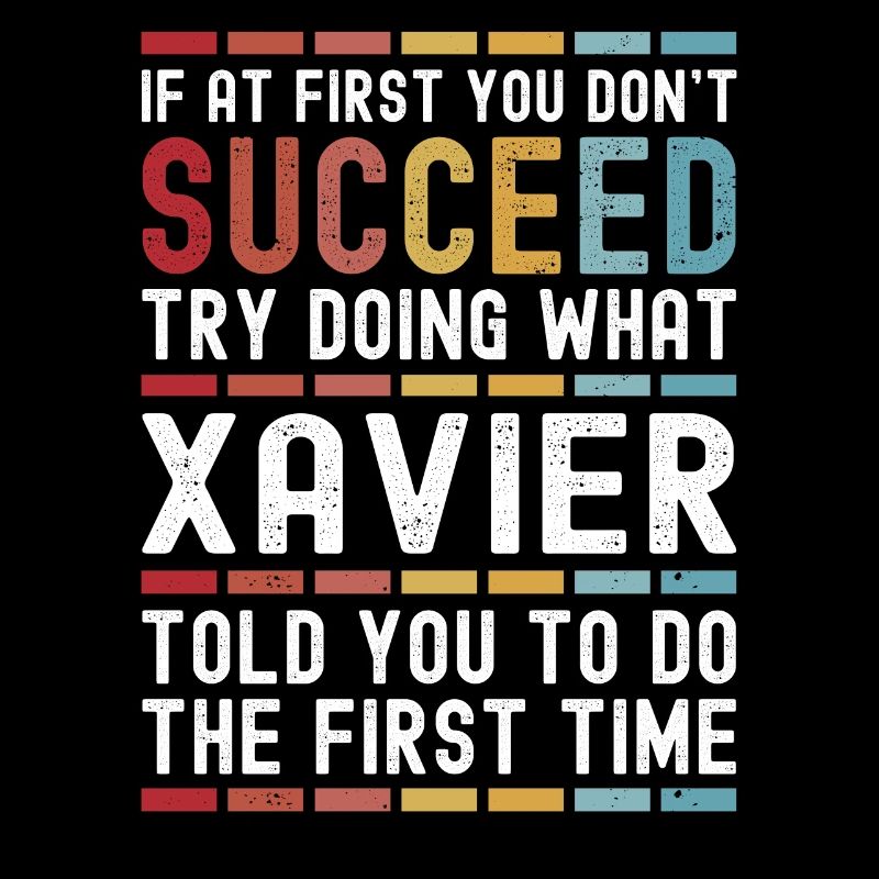 Xavier Name Personalized Funny Birthday Christmas